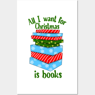 All I want for Christmas is books Posters and Art